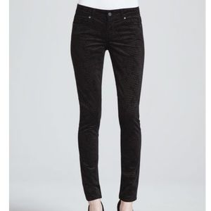Paige honeycomb velvet jeans 26